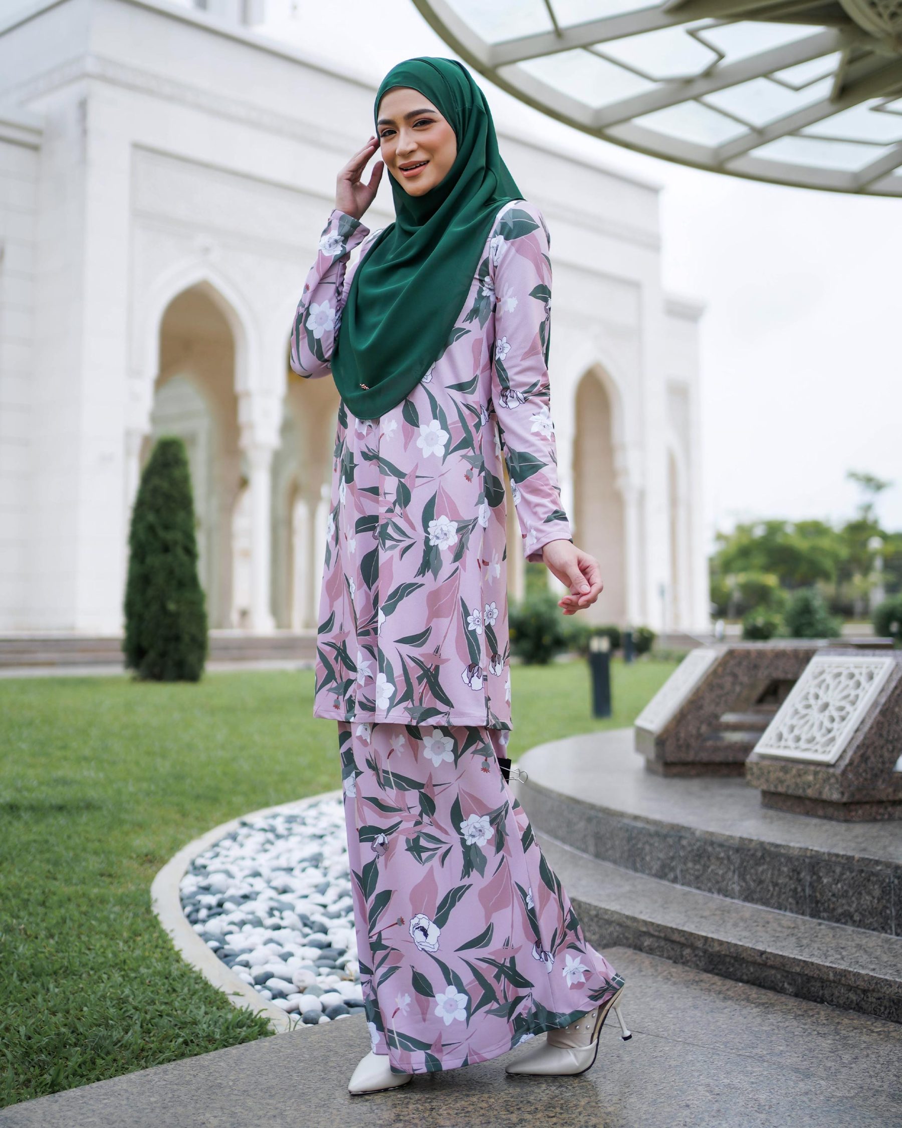 Baju Kurung Lara 2.0 - Blush Mauve