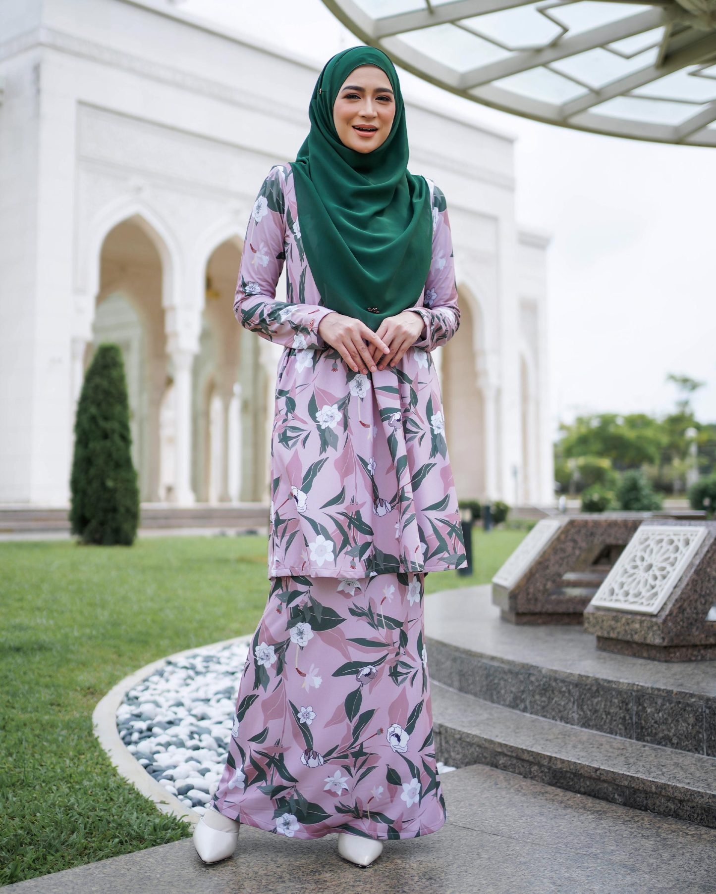 Baju Kurung Lara 2.0 - Blush Mauve