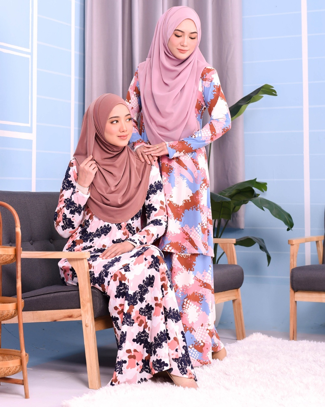 Kurung Lara - Capri Grey