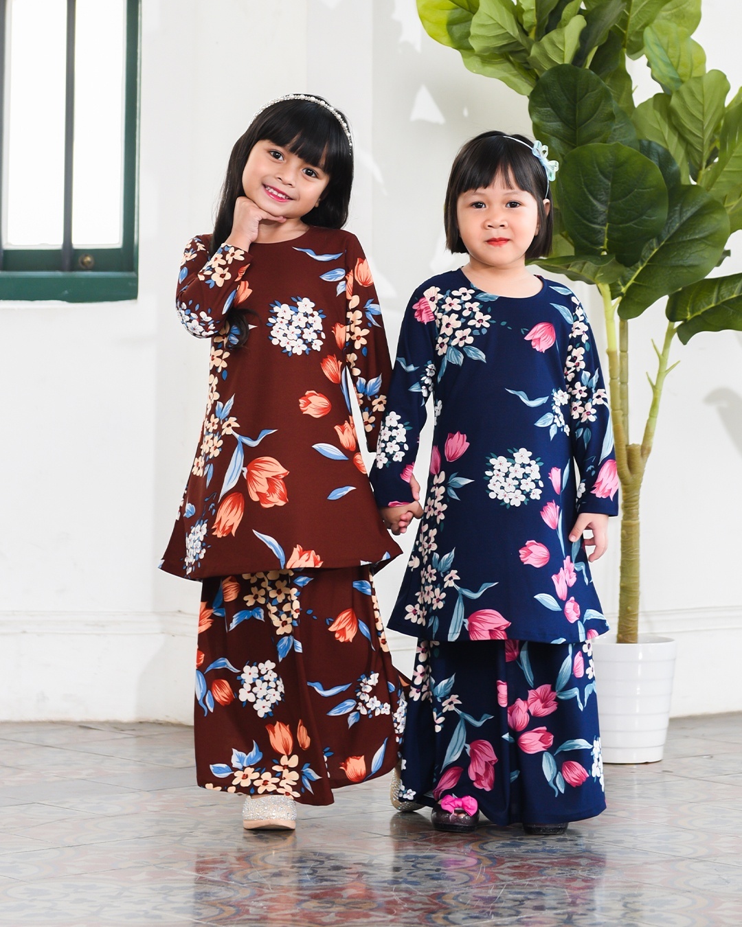 Kurung Lara Kids - Midnight Blue