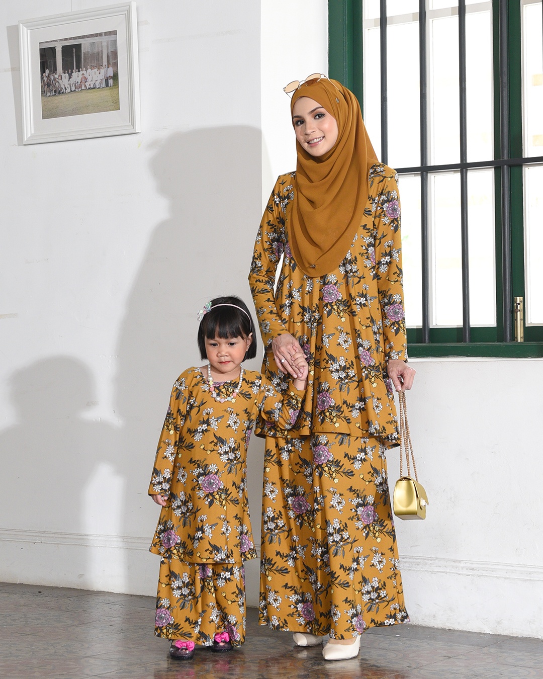 Kurung Lara Kids – Geredenia Mustard