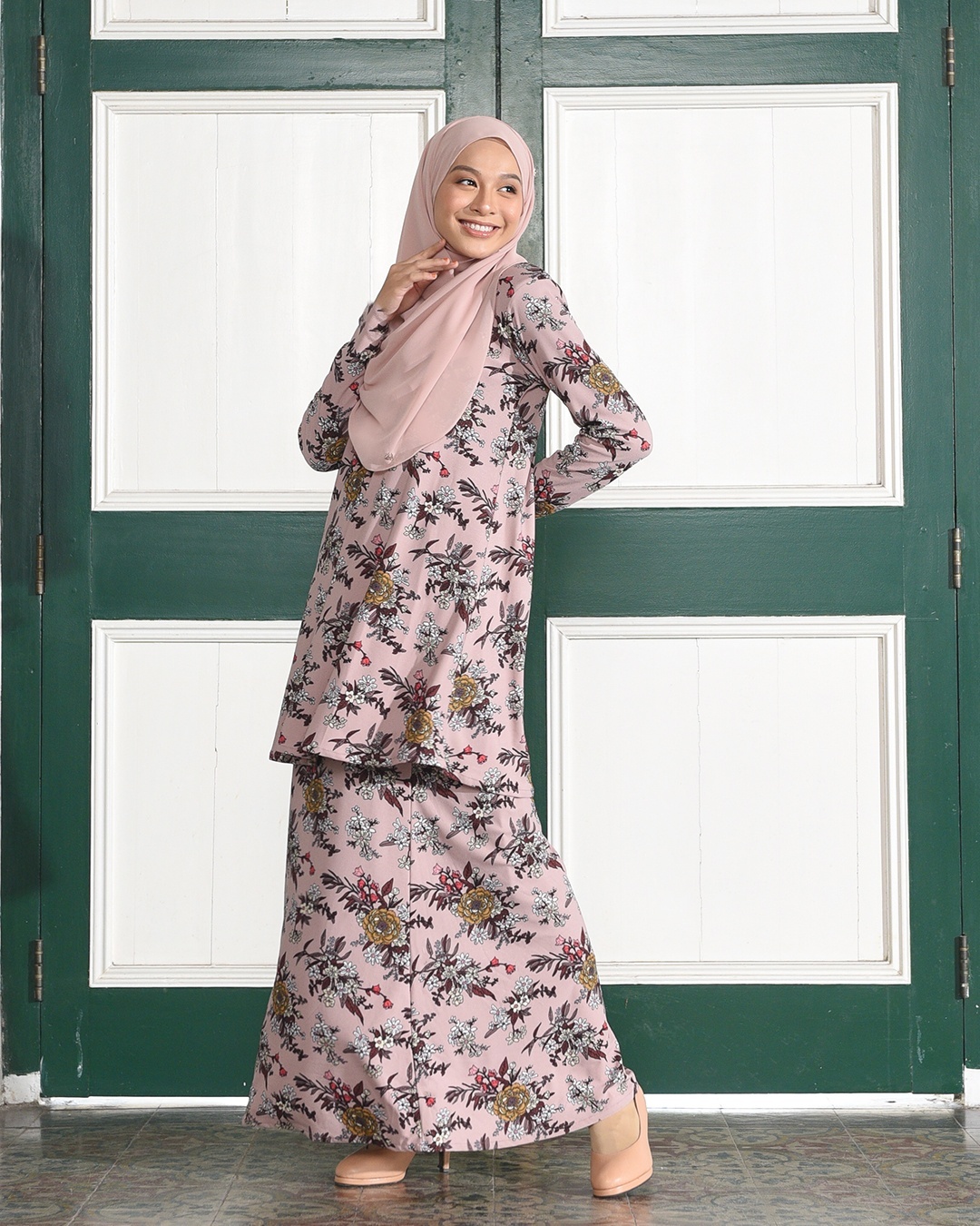 Kurung Lara - Geredenia Pink
