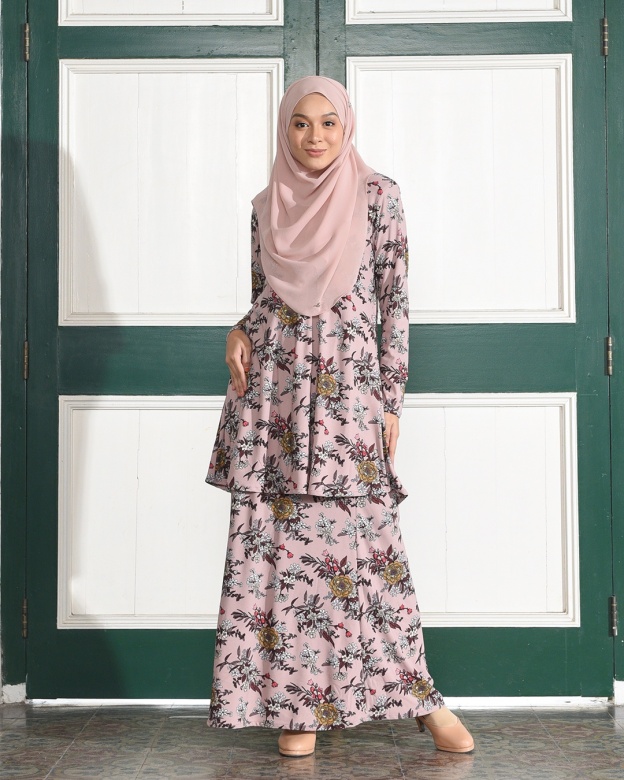 Kurung Lara - Geredenia Pink