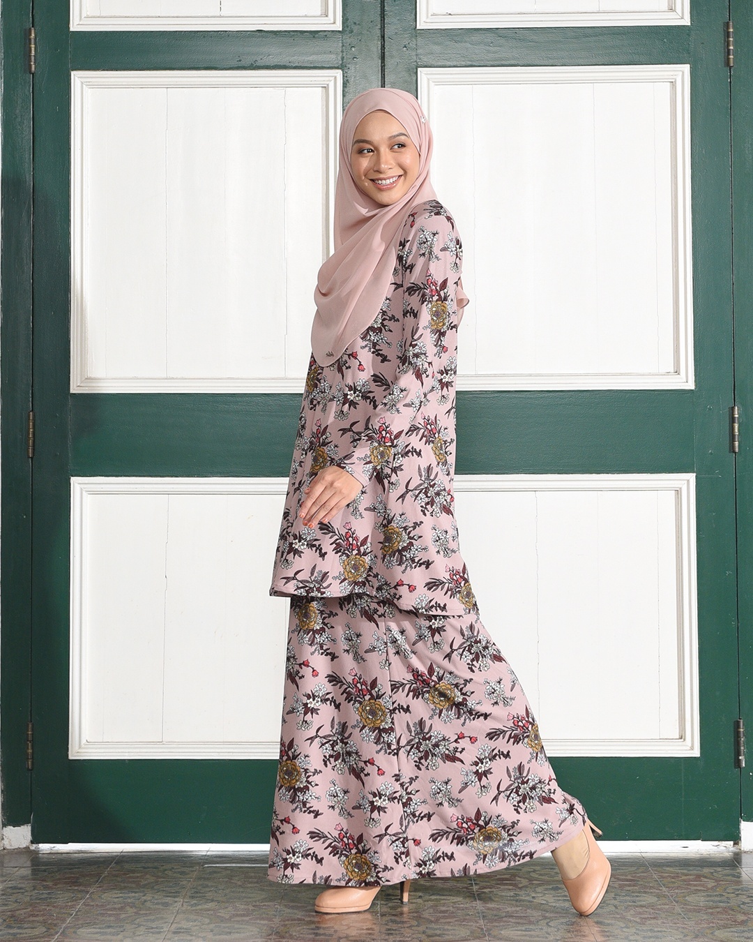 Kurung Lara - Geredenia Pink