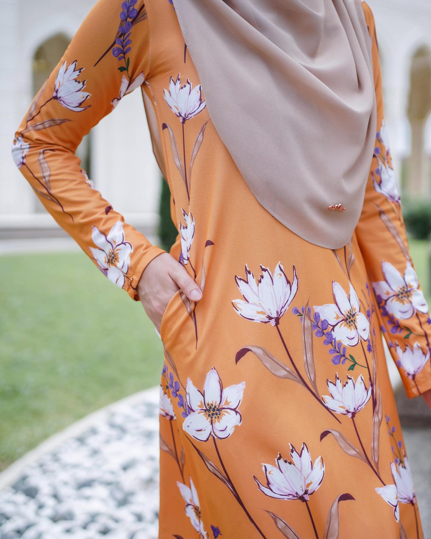 Baju Kurung Lara 2.0 - Lily Mustard