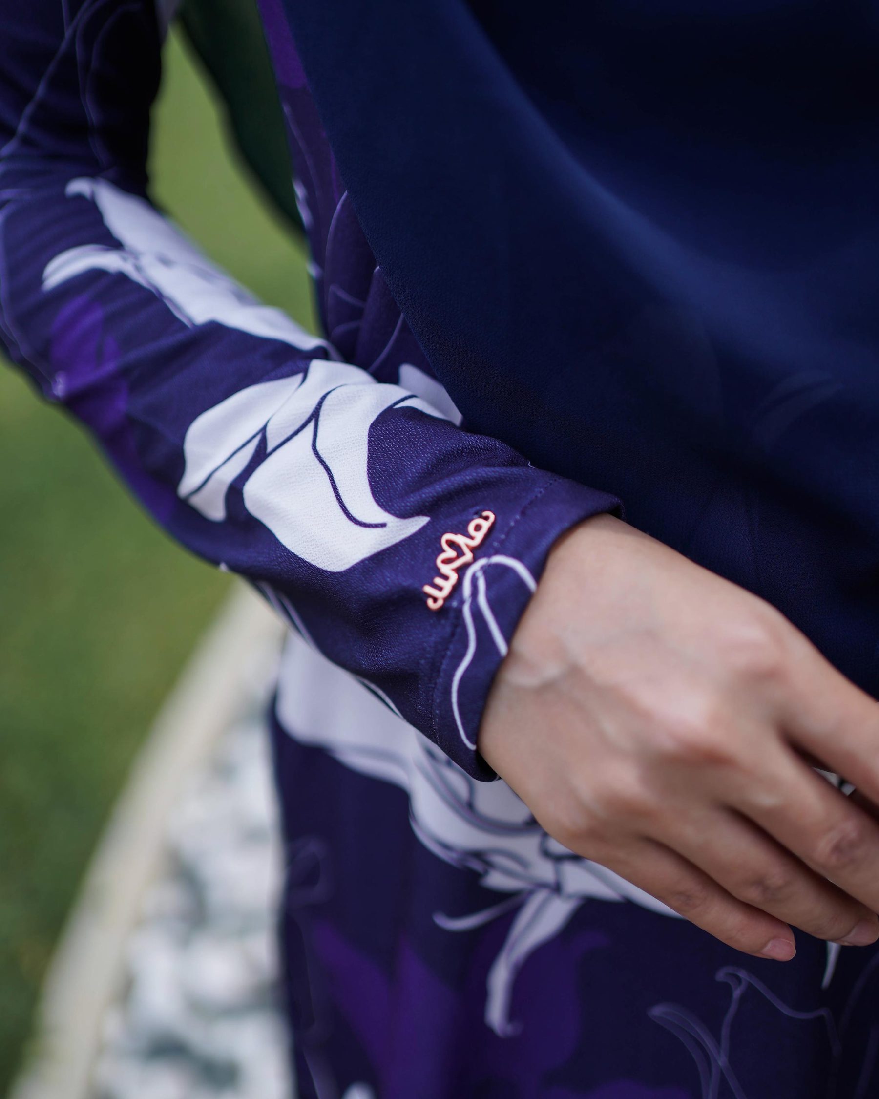Baju Kurung Lara 2.0 - Midnight Blue