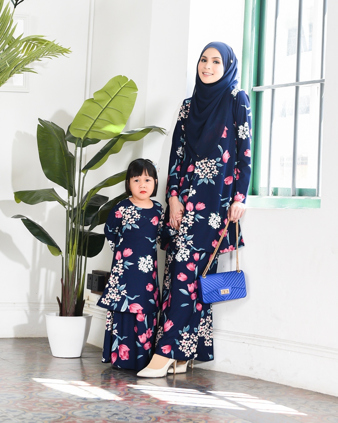Kurung Lara Kids - Midnight Blue