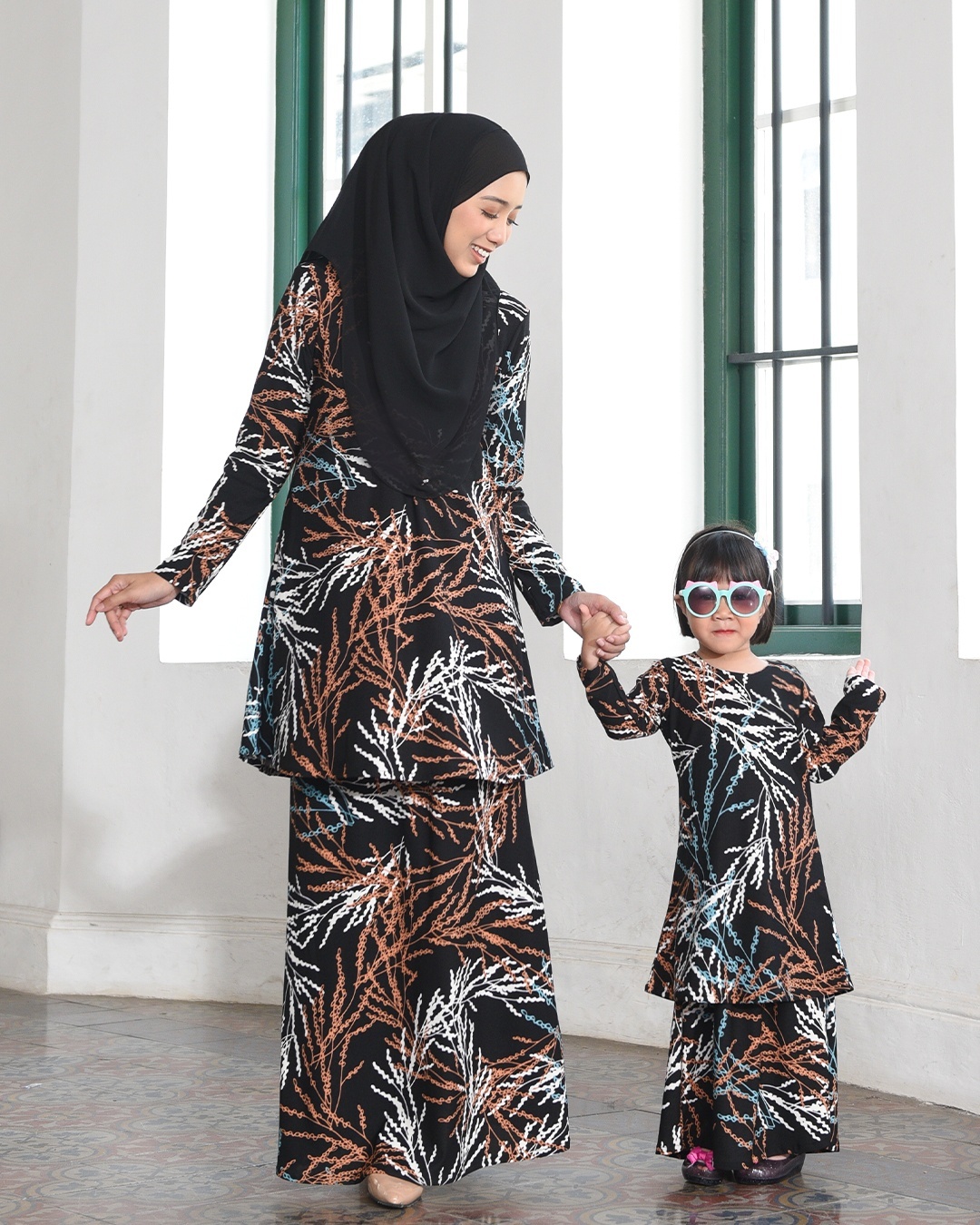 Kurung Lara Kids – Muscari Black