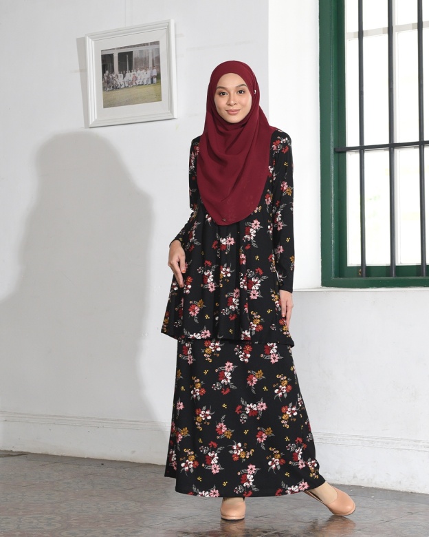 Kurung Lara – Primerose Black