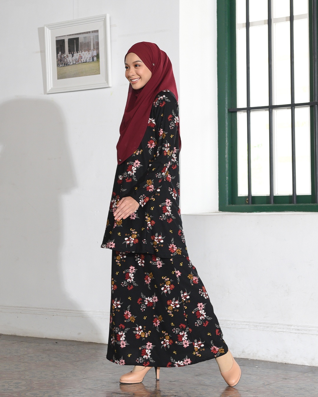 Kurung Lara – Primerose Black