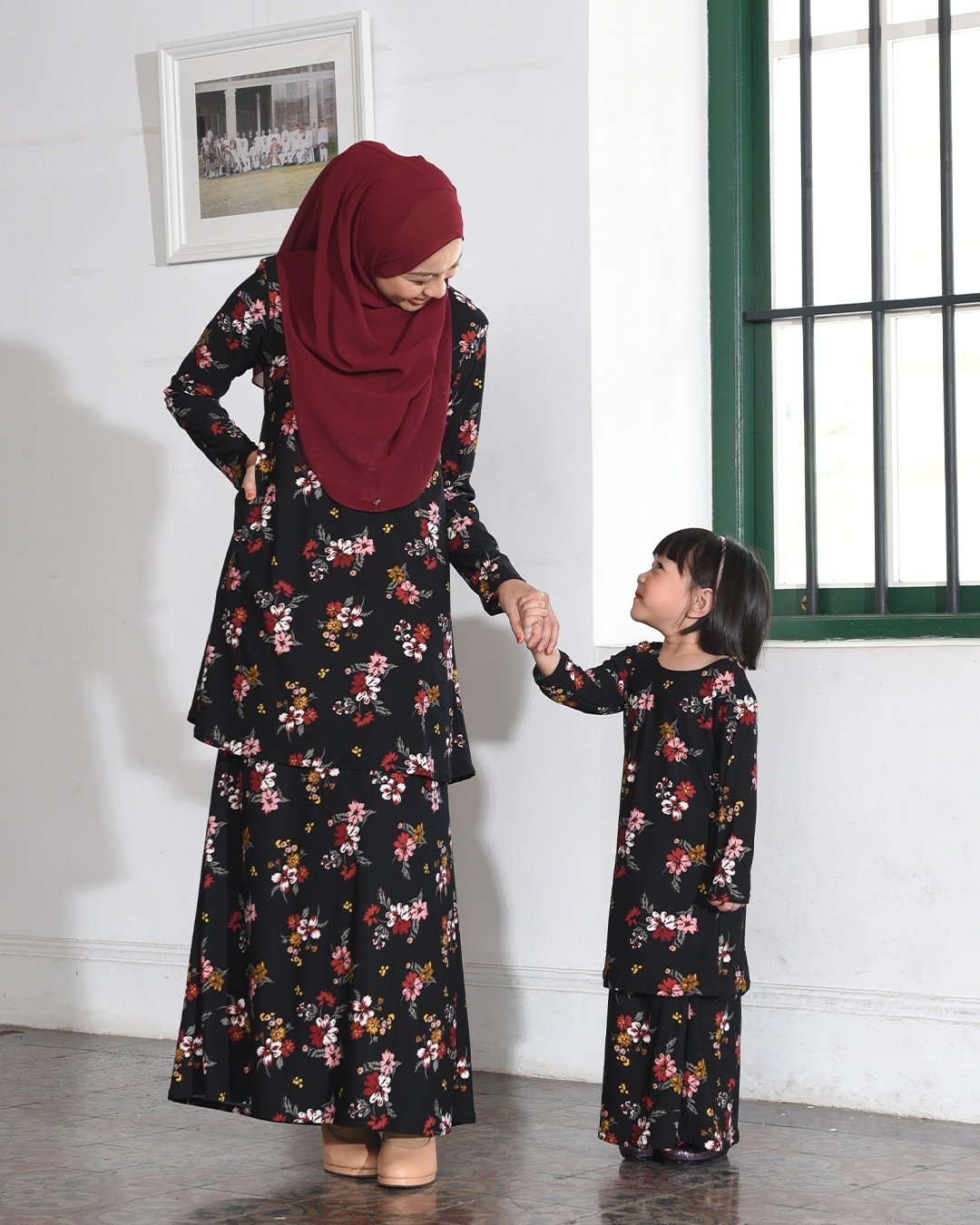 Kurung Lara – Primerose Black