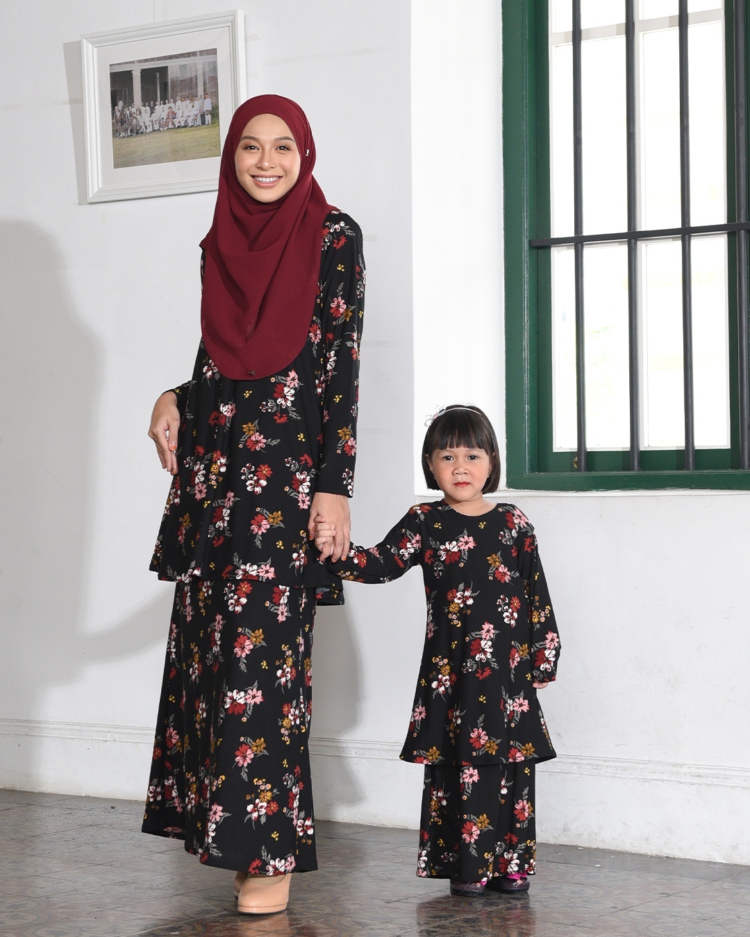 Kurung Lara – Primerose Black