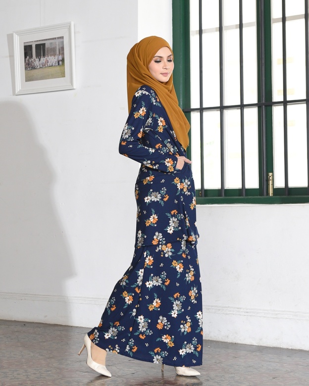 Kurung Lara - Primerose Blue