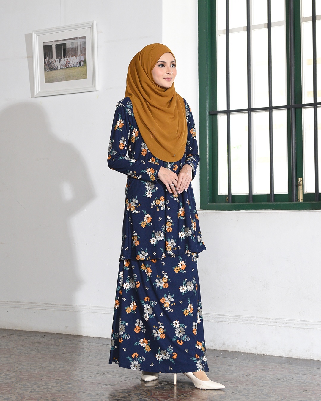 Kurung Lara - Primerose Blue