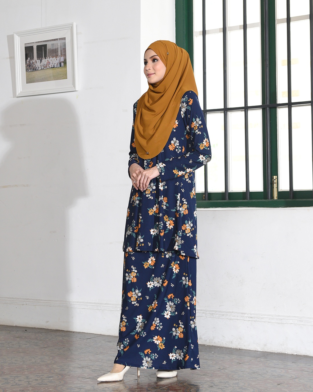 Kurung Lara - Primerose Blue