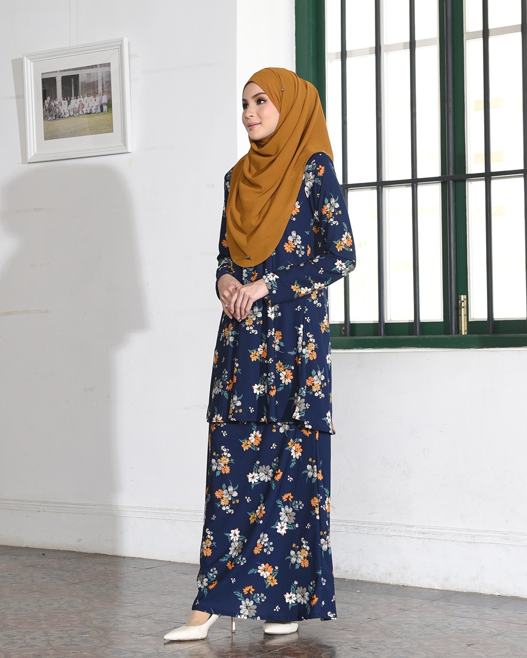 Kurung Lara - Primerose Blue