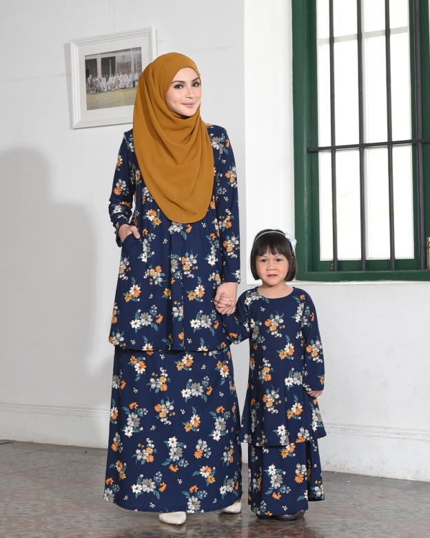 Kurung Lara - Primerose Blue
