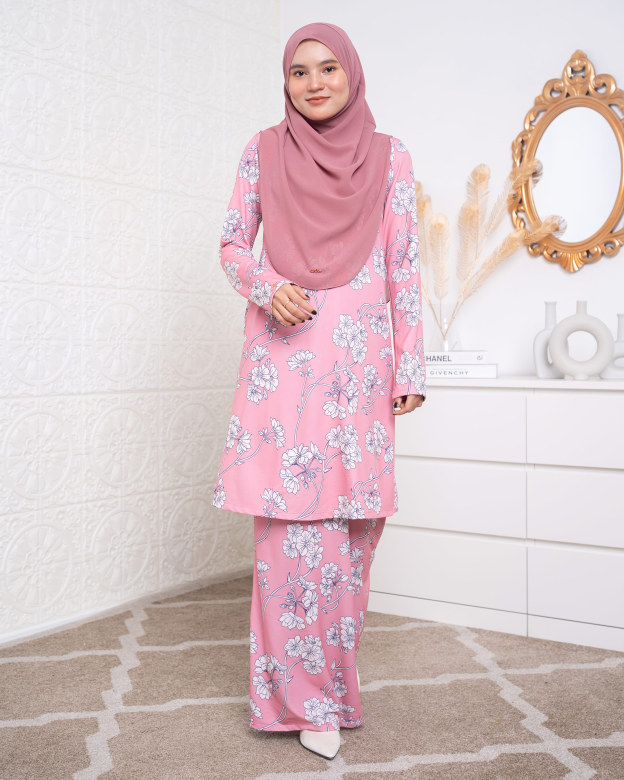 Baju Kurung Lara 2.0 - Punch Pearl