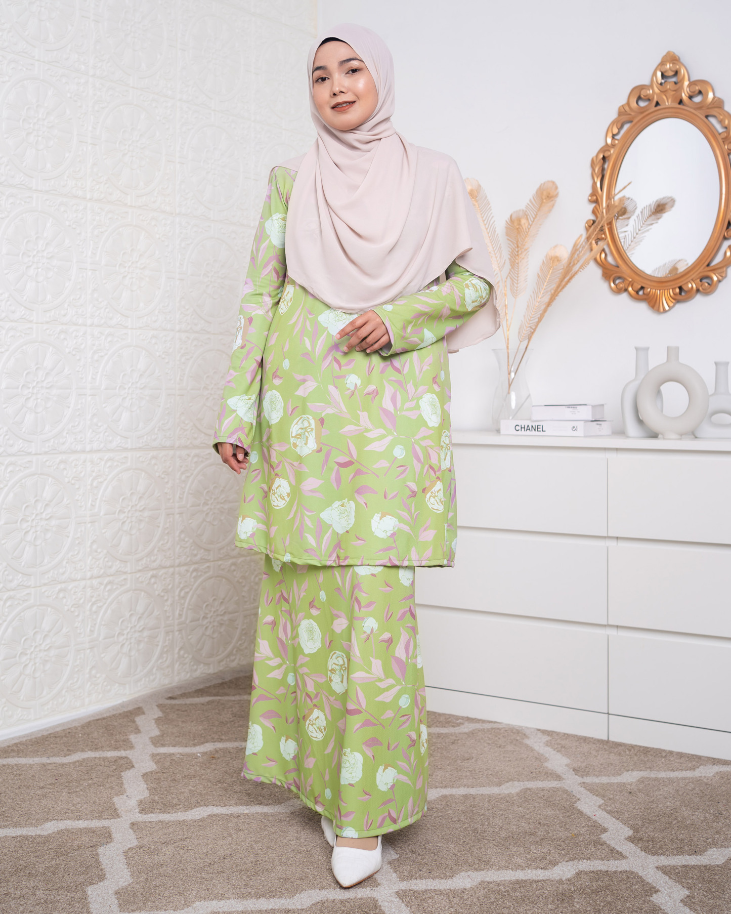Baju Kurung Lara 2.0 - Tiliaceus Tea
