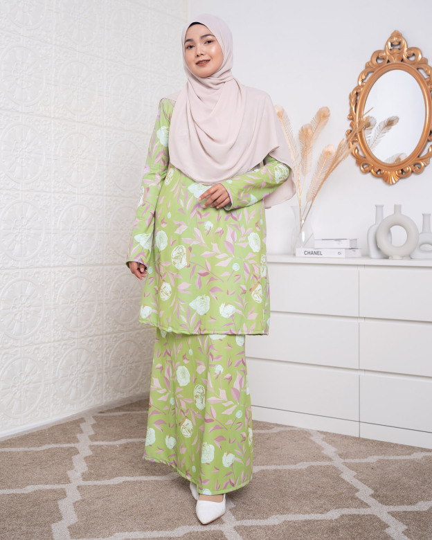 Baju Kurung Lara 2.0 - Tiliaceus Tea