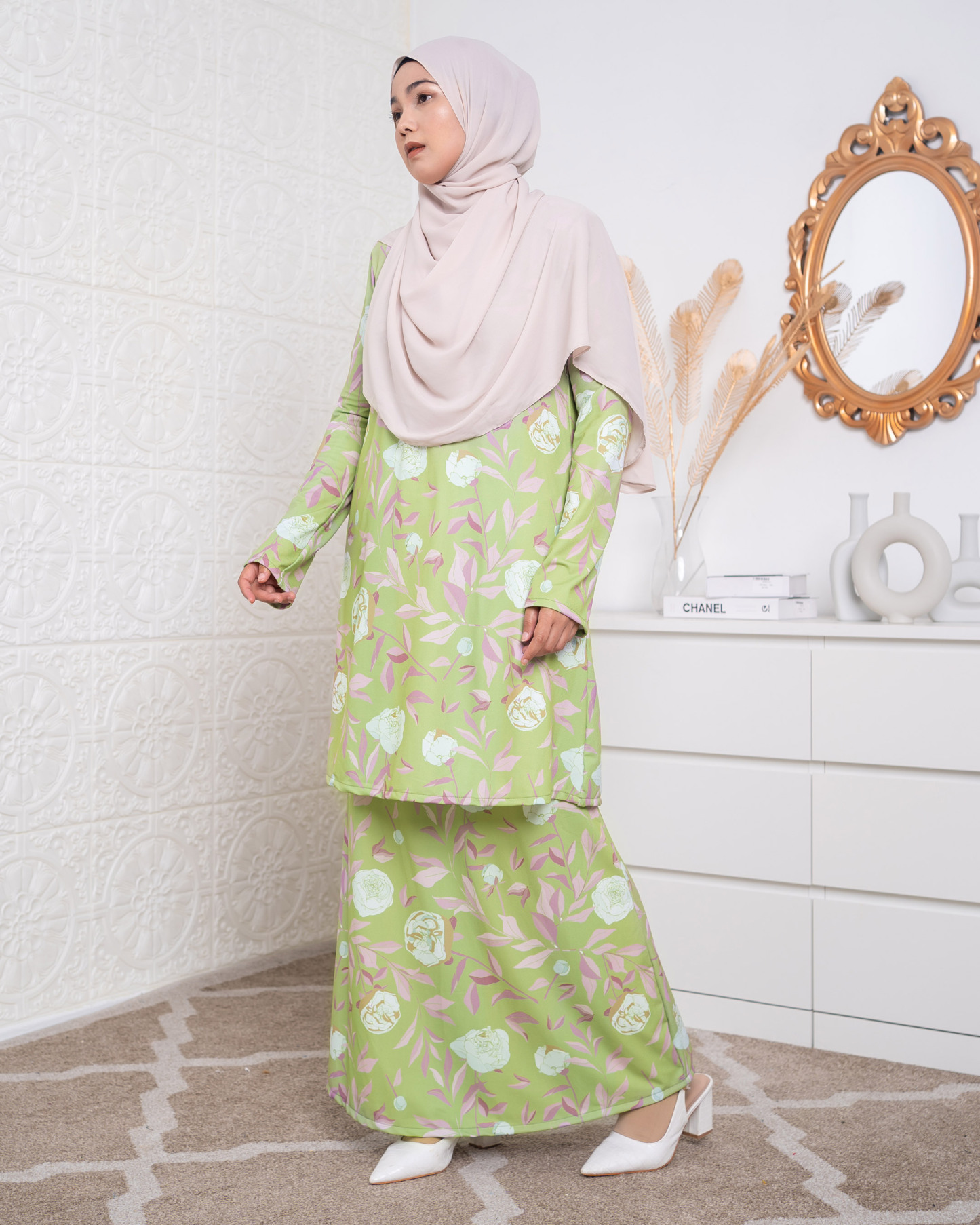 Baju Kurung Lara 2.0 - Tiliaceus Tea