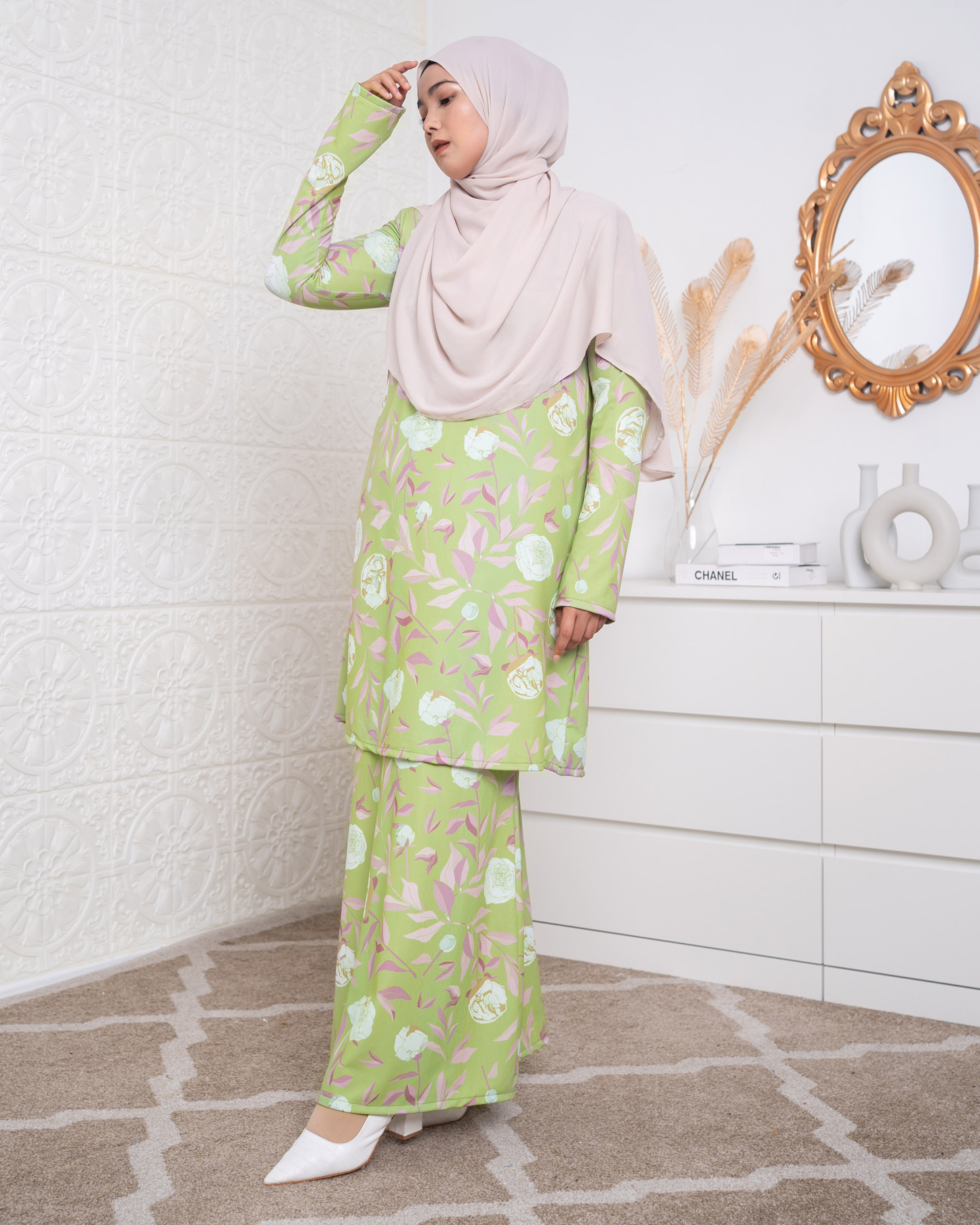 Baju Kurung Lara 2.0 - Tiliaceus Tea