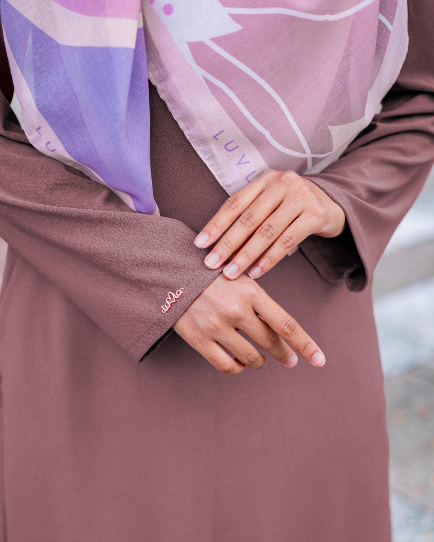 Baju Kurung Pahang Laura Plain 4.0 - Brownie Brown