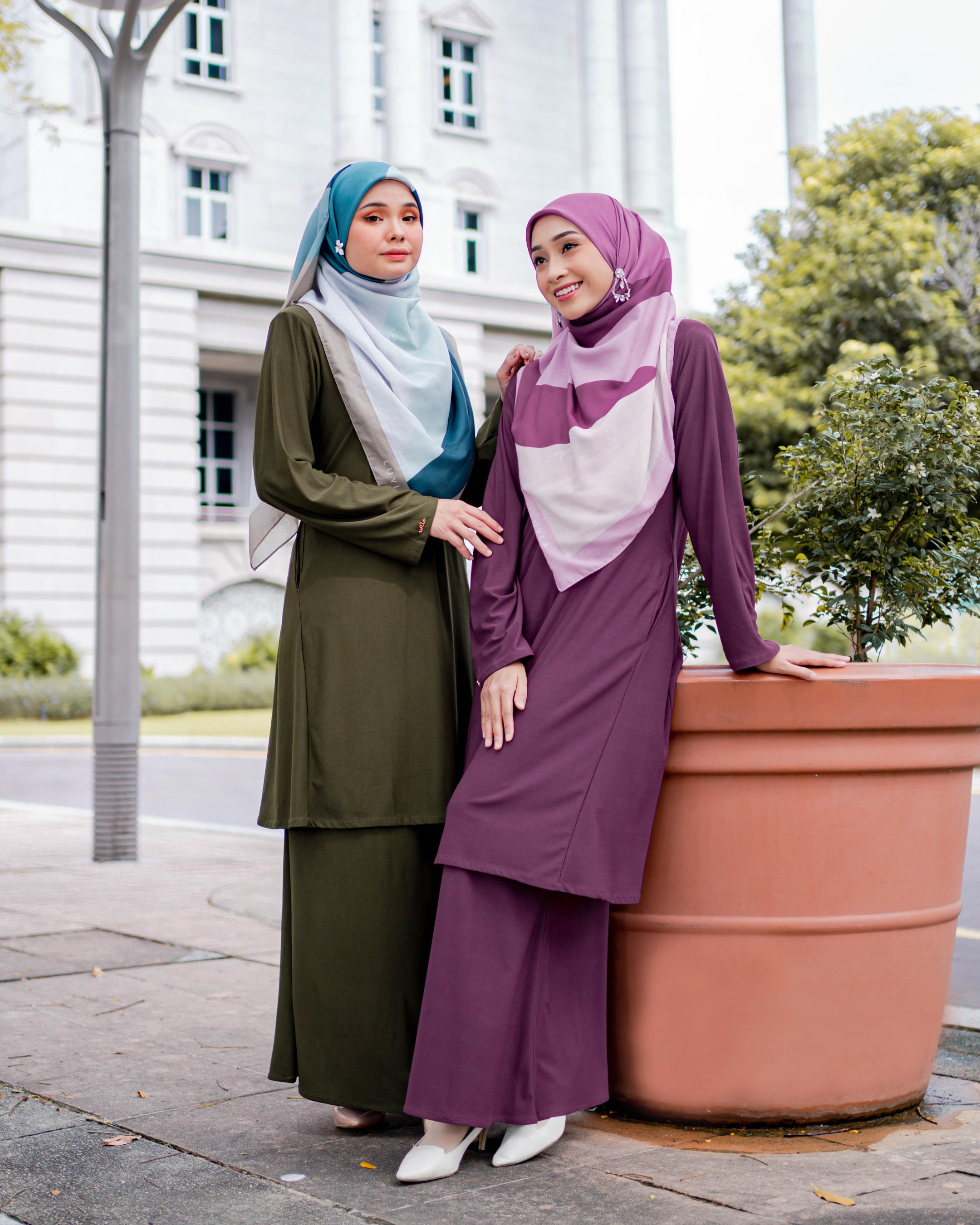 Baju Kurung Pahang Laura Plain