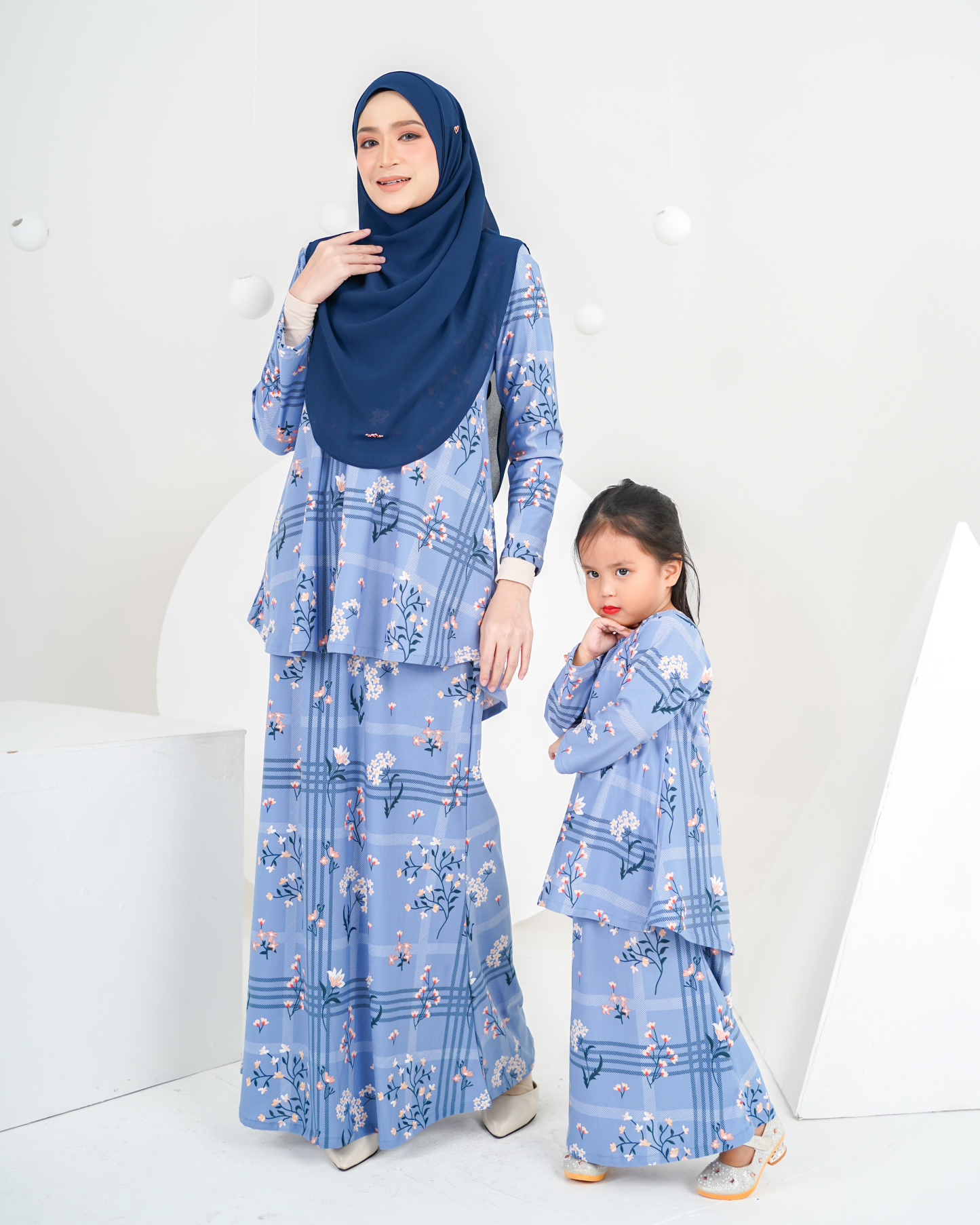 Baju Kurung Lola Printed 2.0 - Fairytale Hortensia