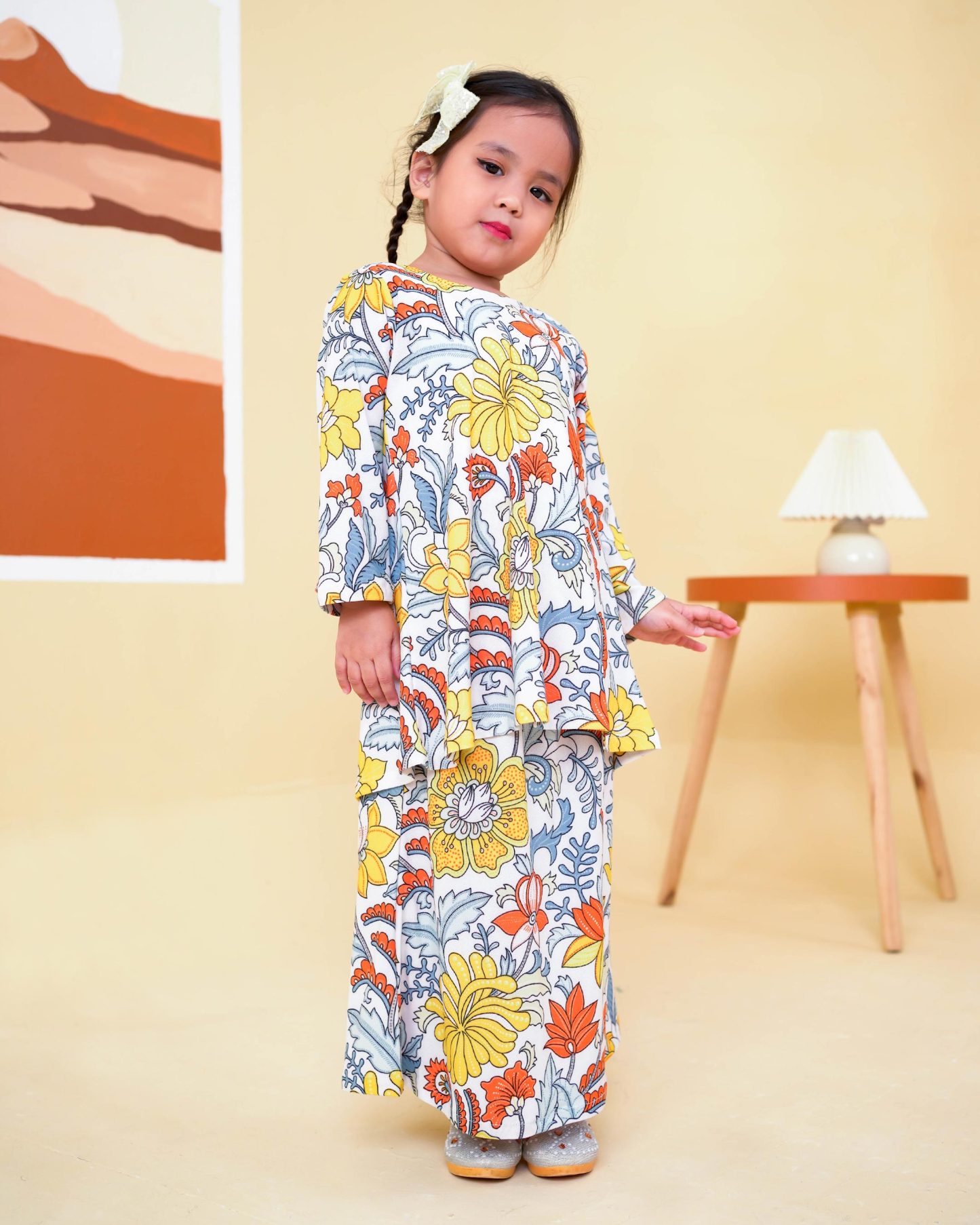 Baju Kurung Lola Printed Kids 2.0 - Batik Summer