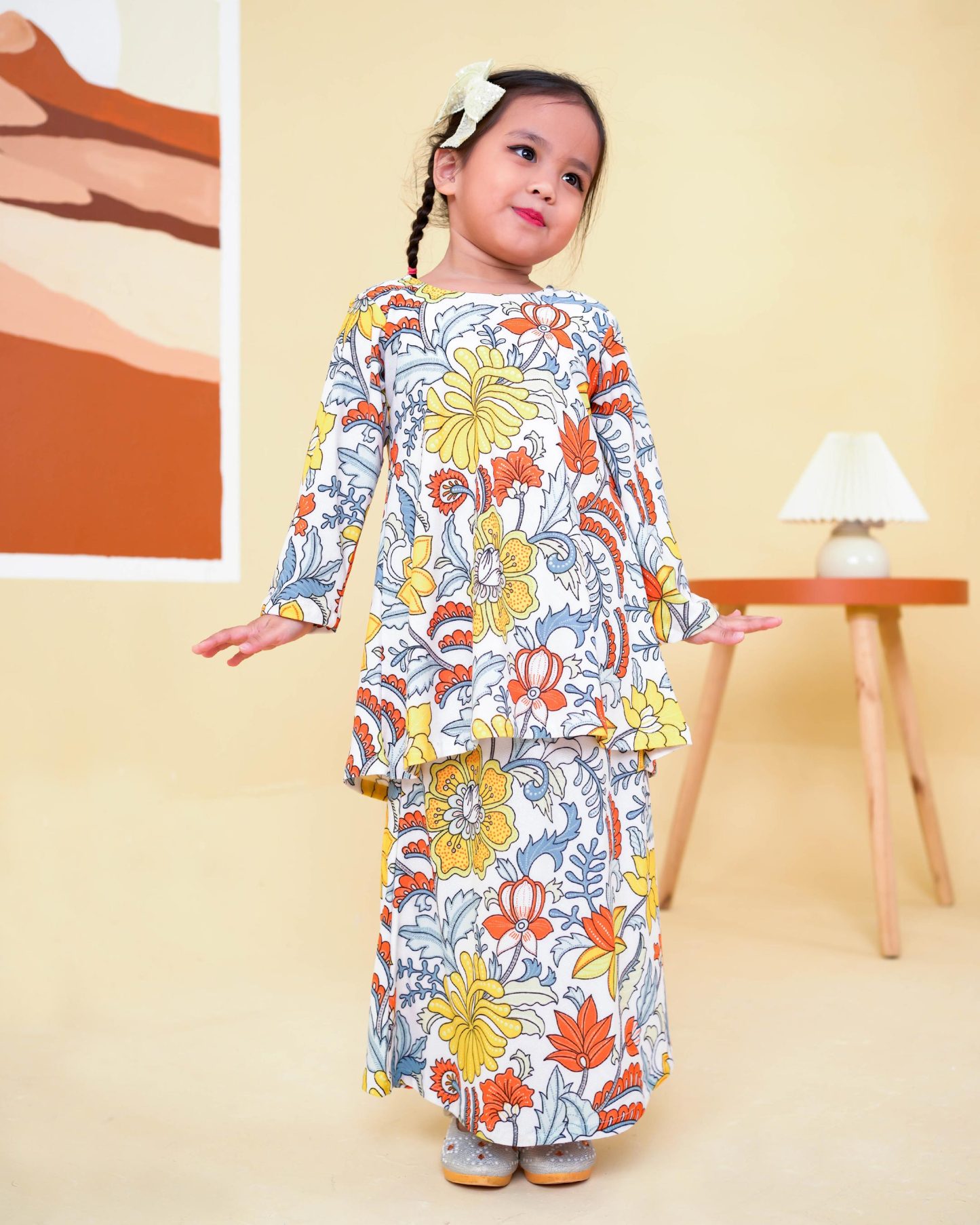 Baju Kurung Lola Printed Kids 2.0 - Batik Summer