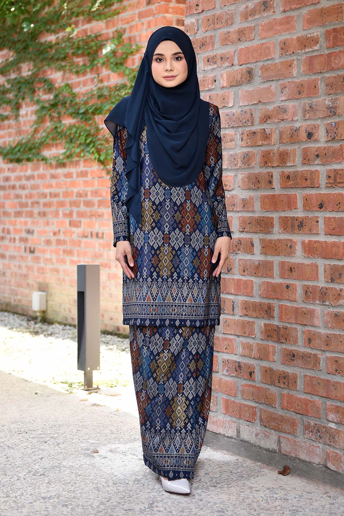Baju Kurung Songket Luella - Blue Knight