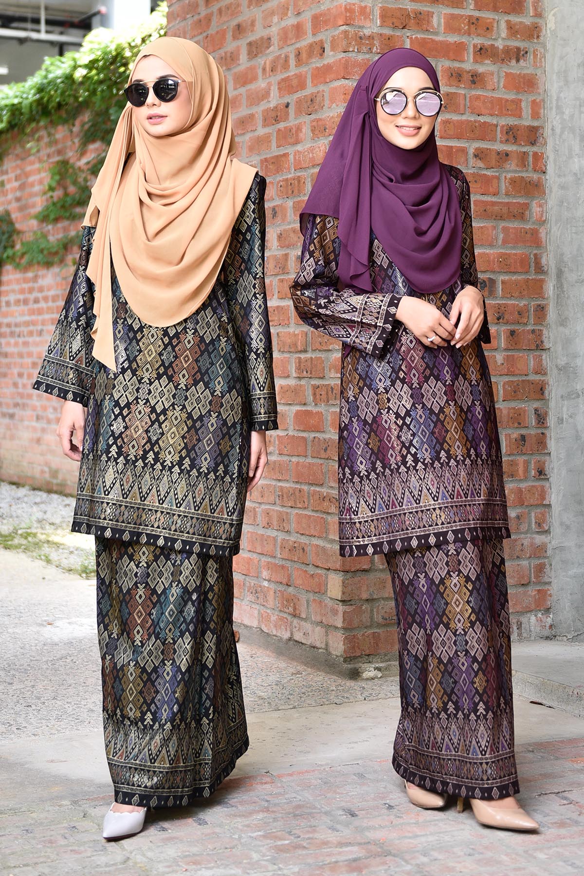 Baju Kurung Songket Luella - Black Smith