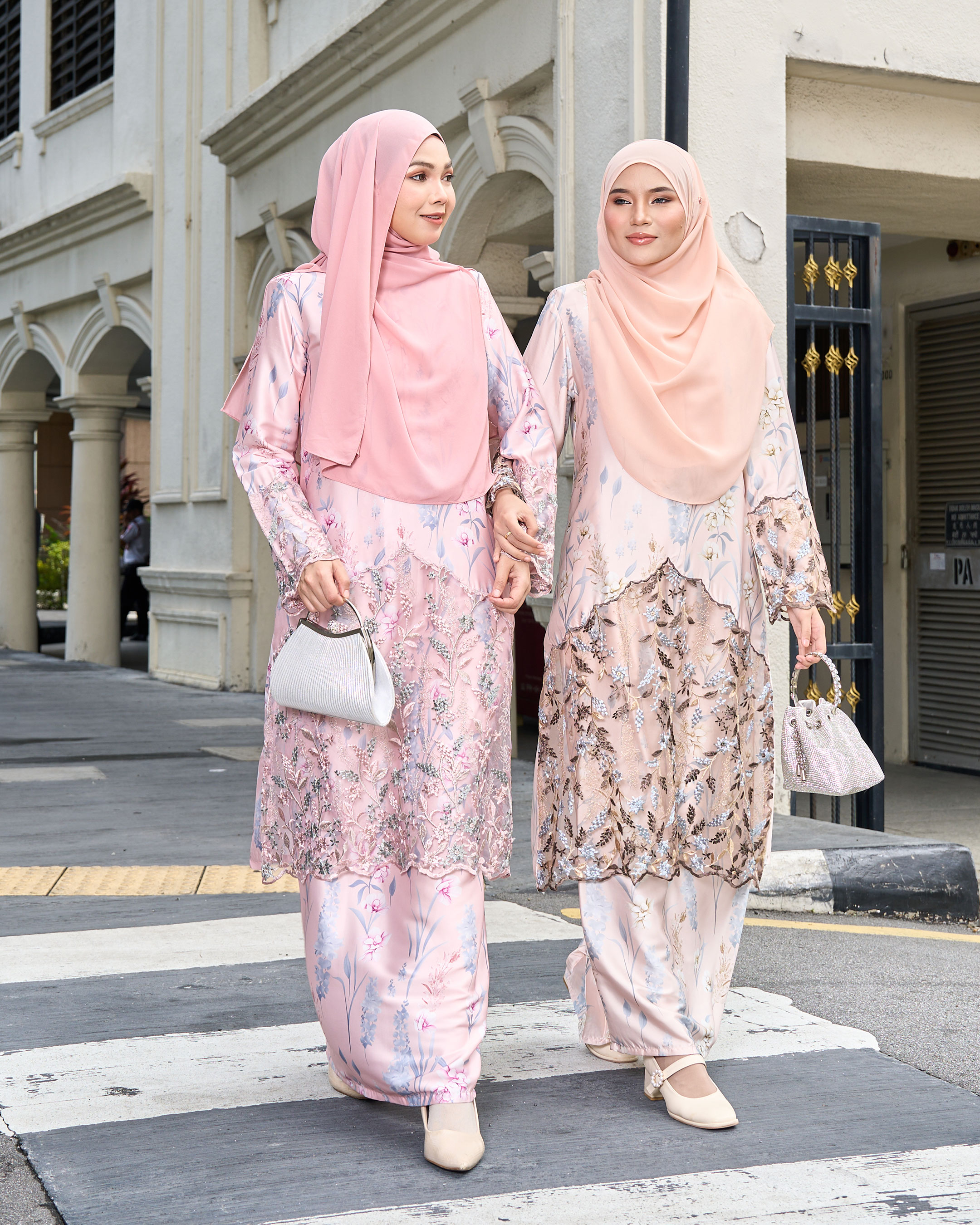 Baju Kurung Moden Sulam Lace Maryam - Yuna
