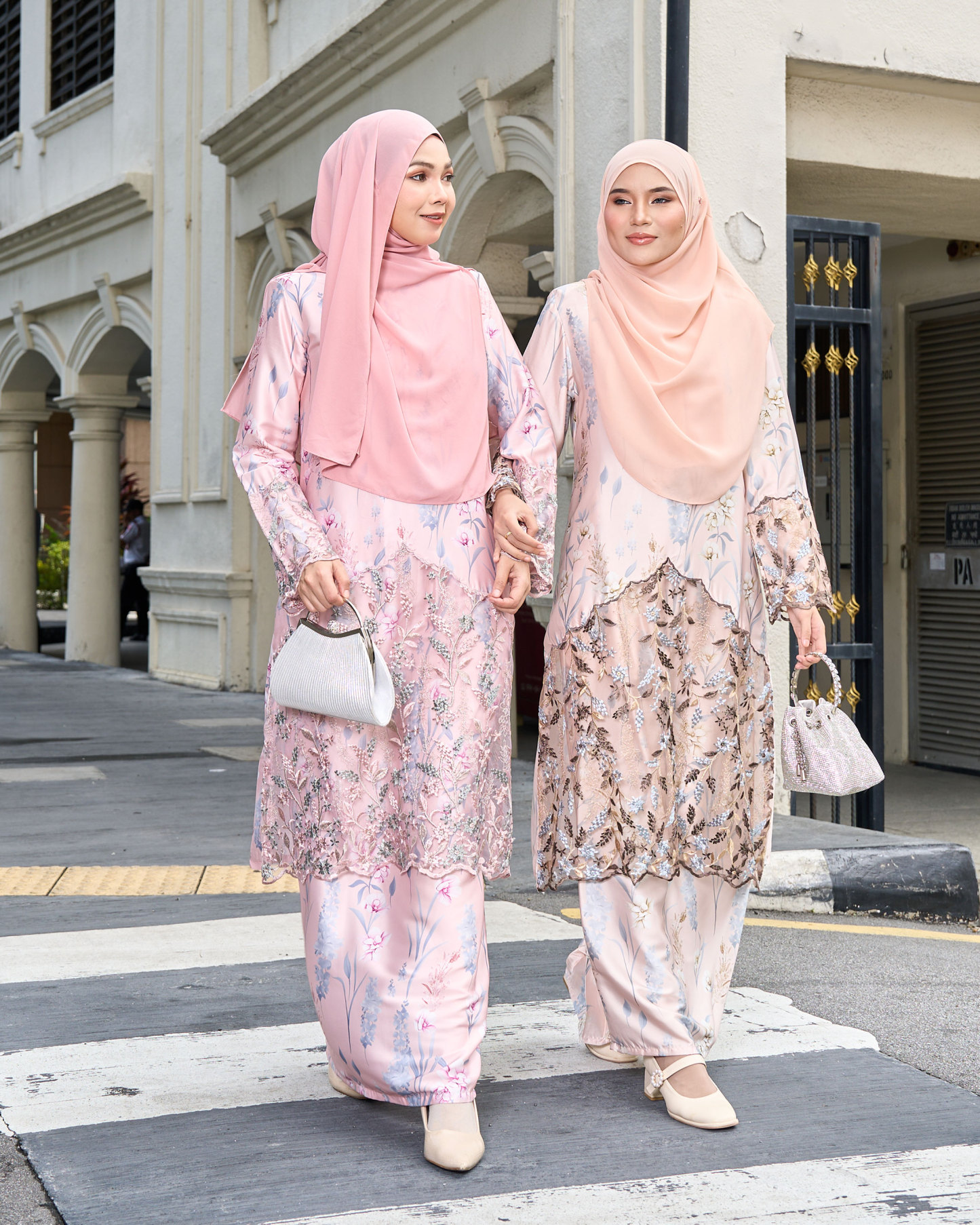 Baju Kurung Moden Sulam Lace Maryam - Yuna