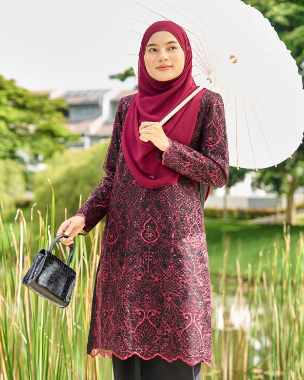 Baju Kurung Embroidery Lace Mahika