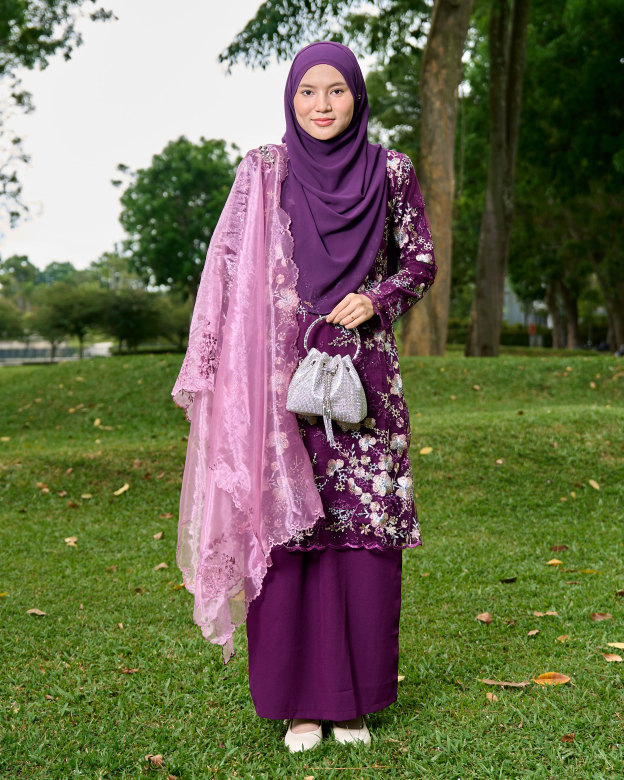 Baju Kurung Embroidery Lace Mahika