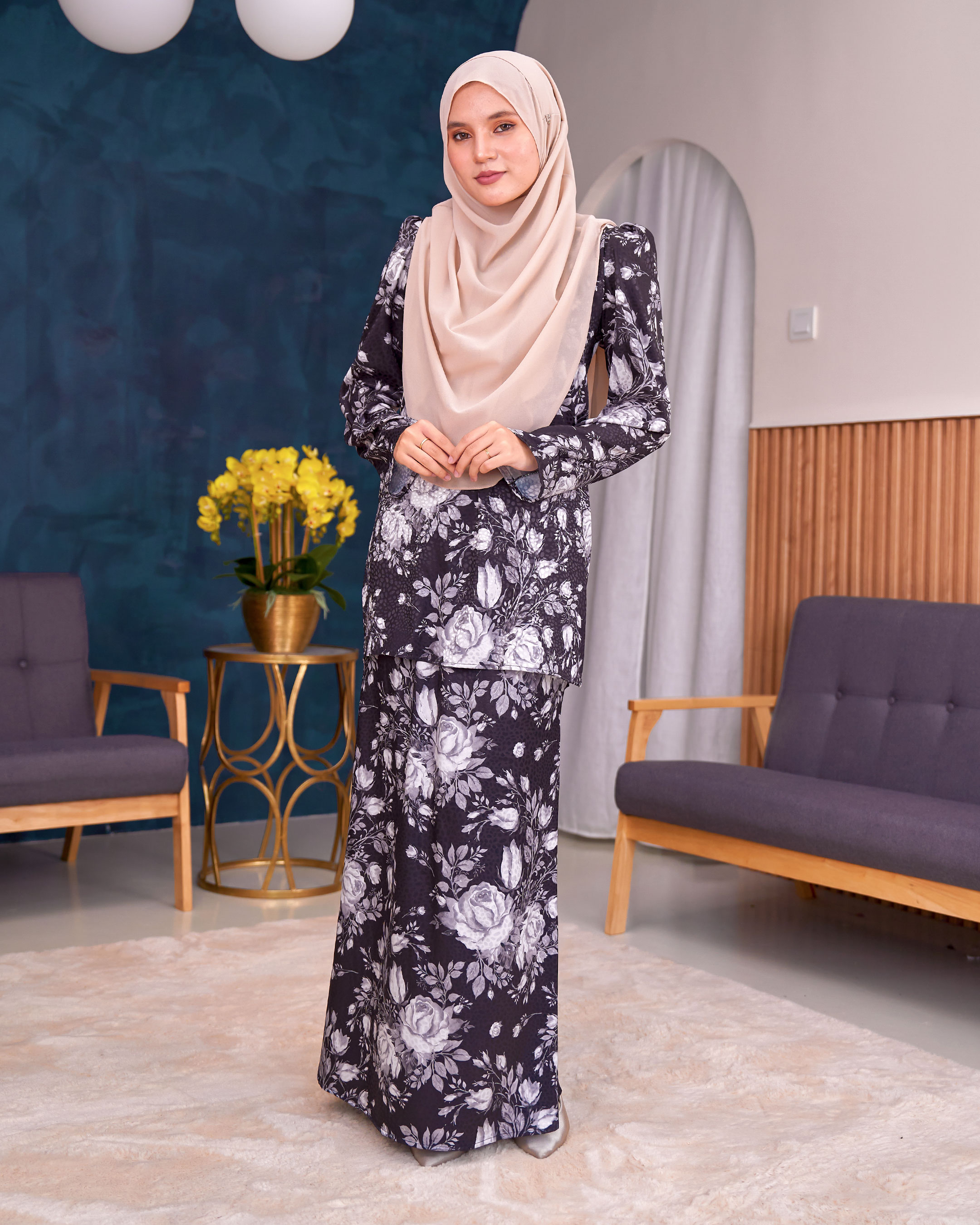 Baju Kurung Moden Puffy Salwa