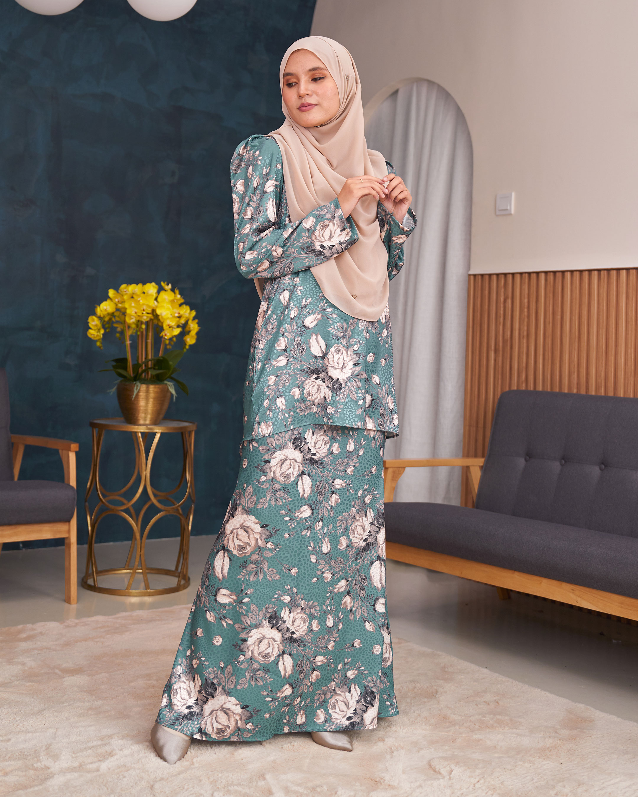 Baju Kurung Moden Puffy Salwa