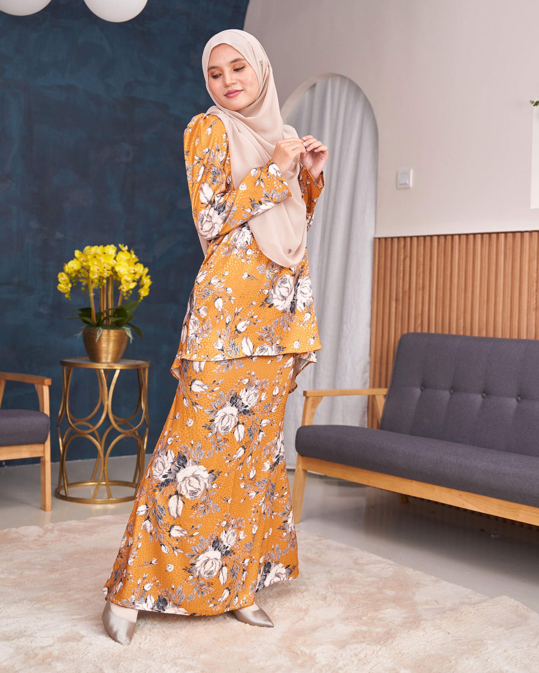 Baju Kurung Moden Puffy Salwa