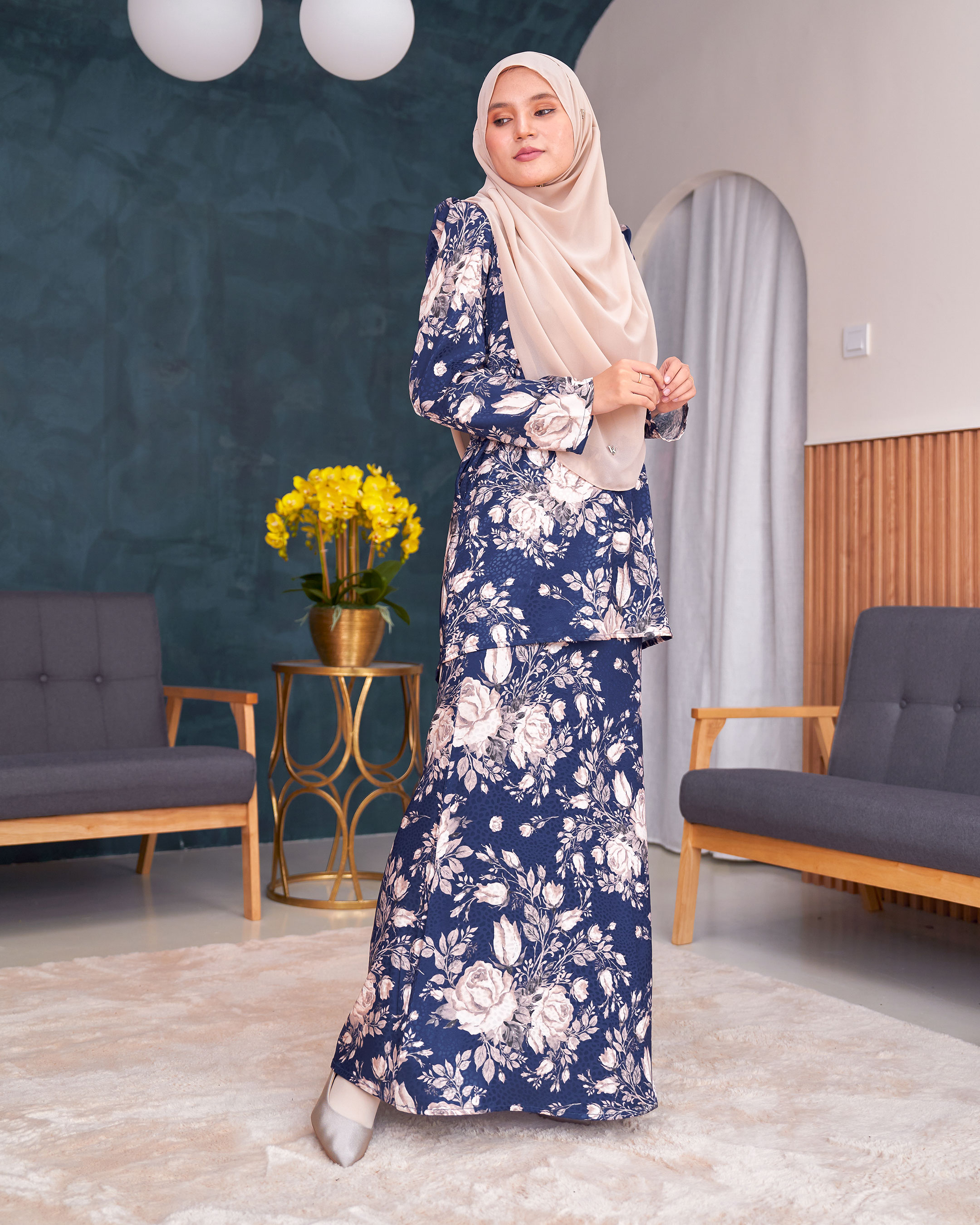 Baju Kurung Moden Puffy Salwa