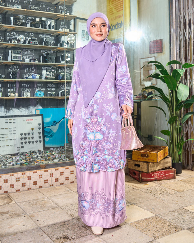 Baju Kurung Silk Printed Hawa