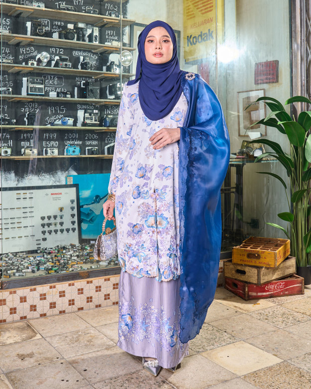 Baju Kurung Silk Printed Hawa