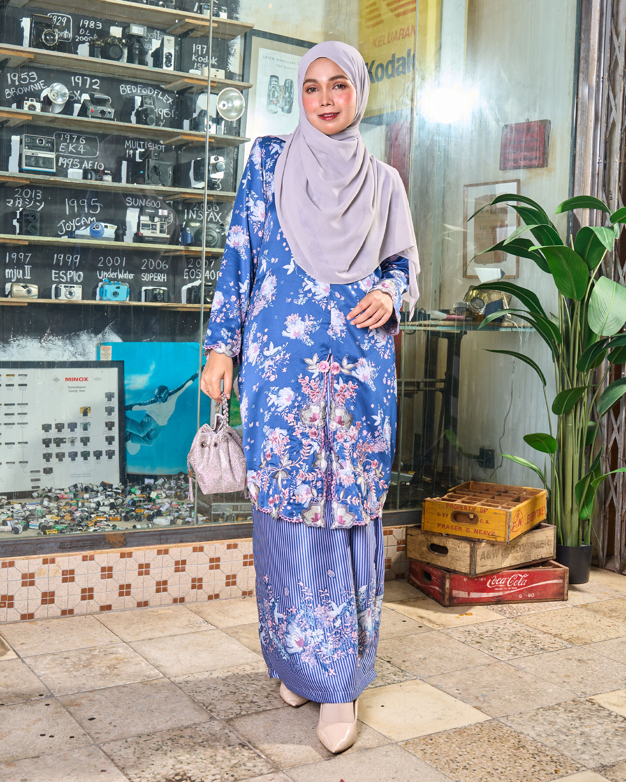 Baju Kurung Silk Printed Hawa