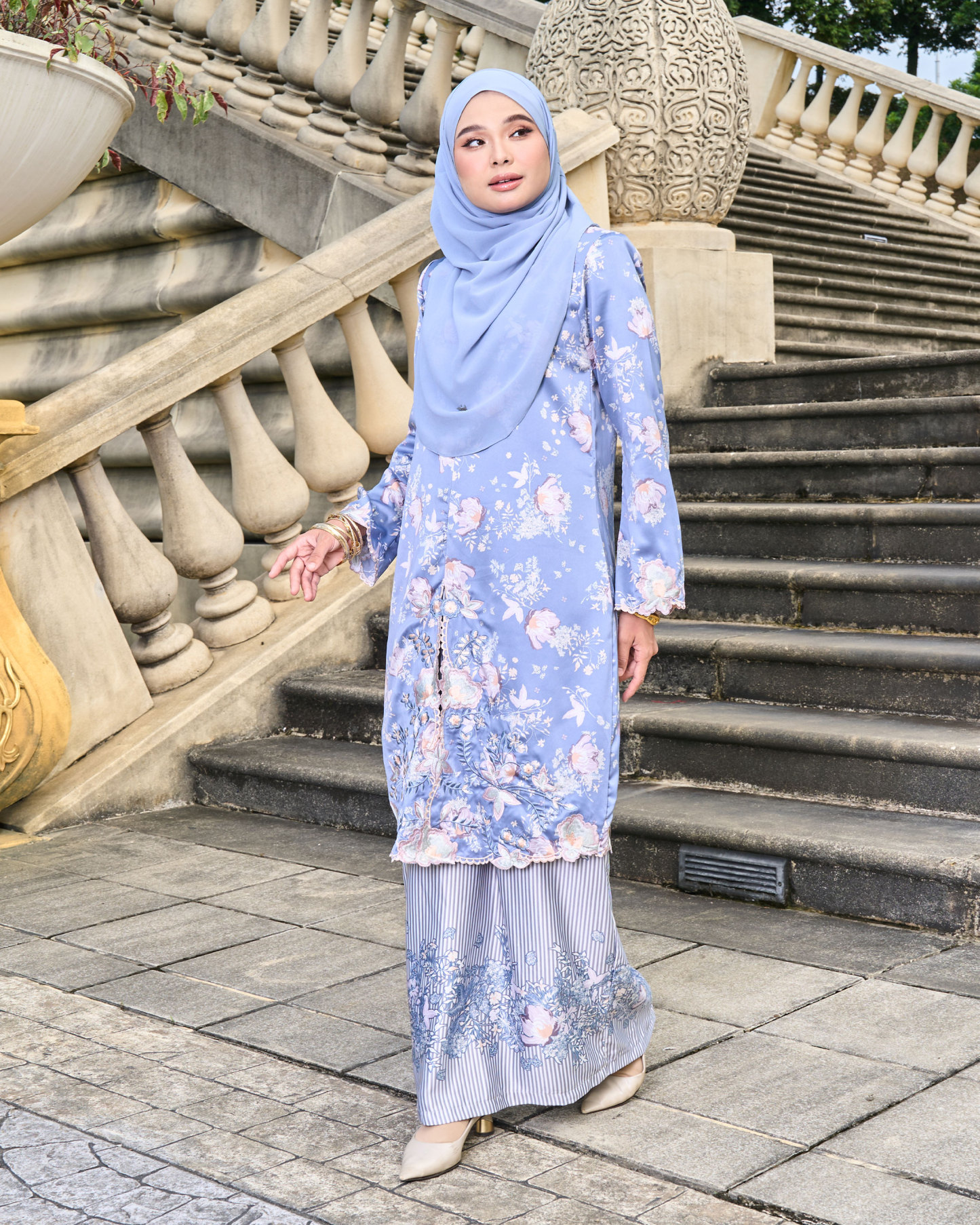 Baju Kurung Silk Printed Hawa