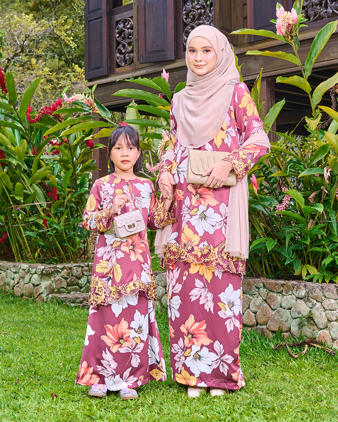Baju Kurung Moden Sulam Velannie Kids 
