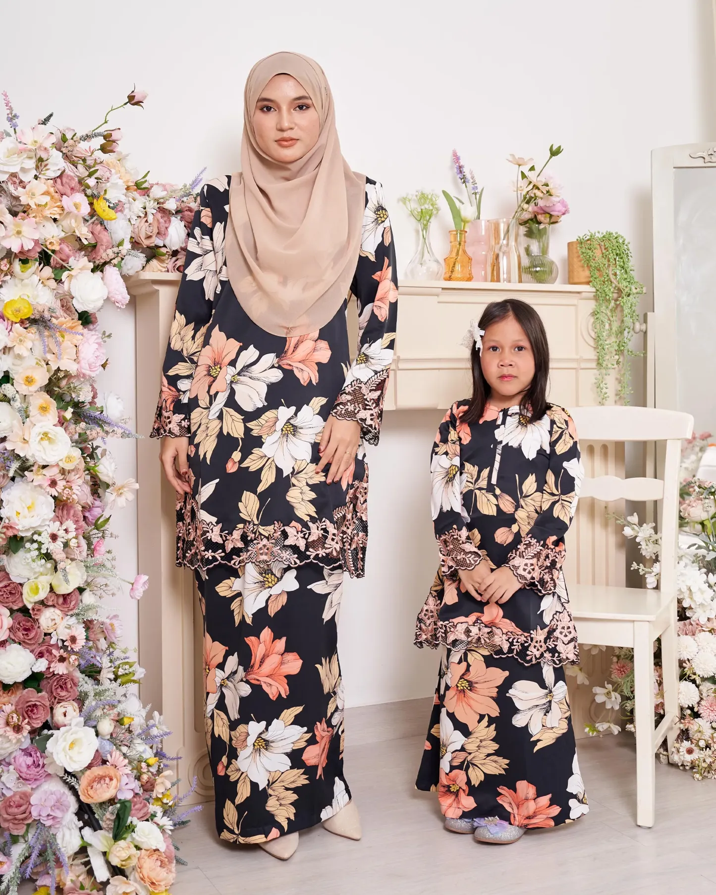 Baju Kurung Moden Sulam Velannie Kids 