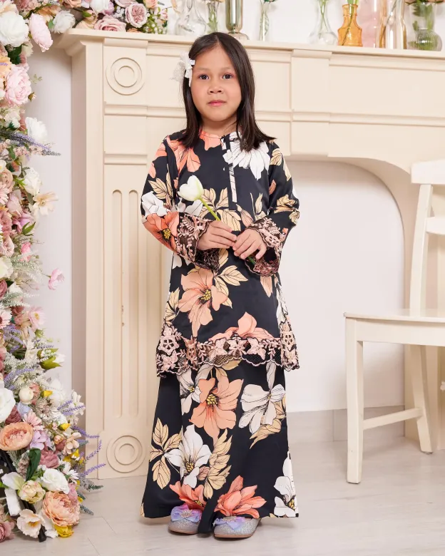 Baju Kurung Moden Sulam Velannie Kids 