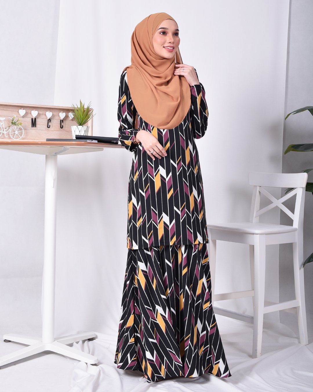 Baju Kurung Nicole - Mystery Black