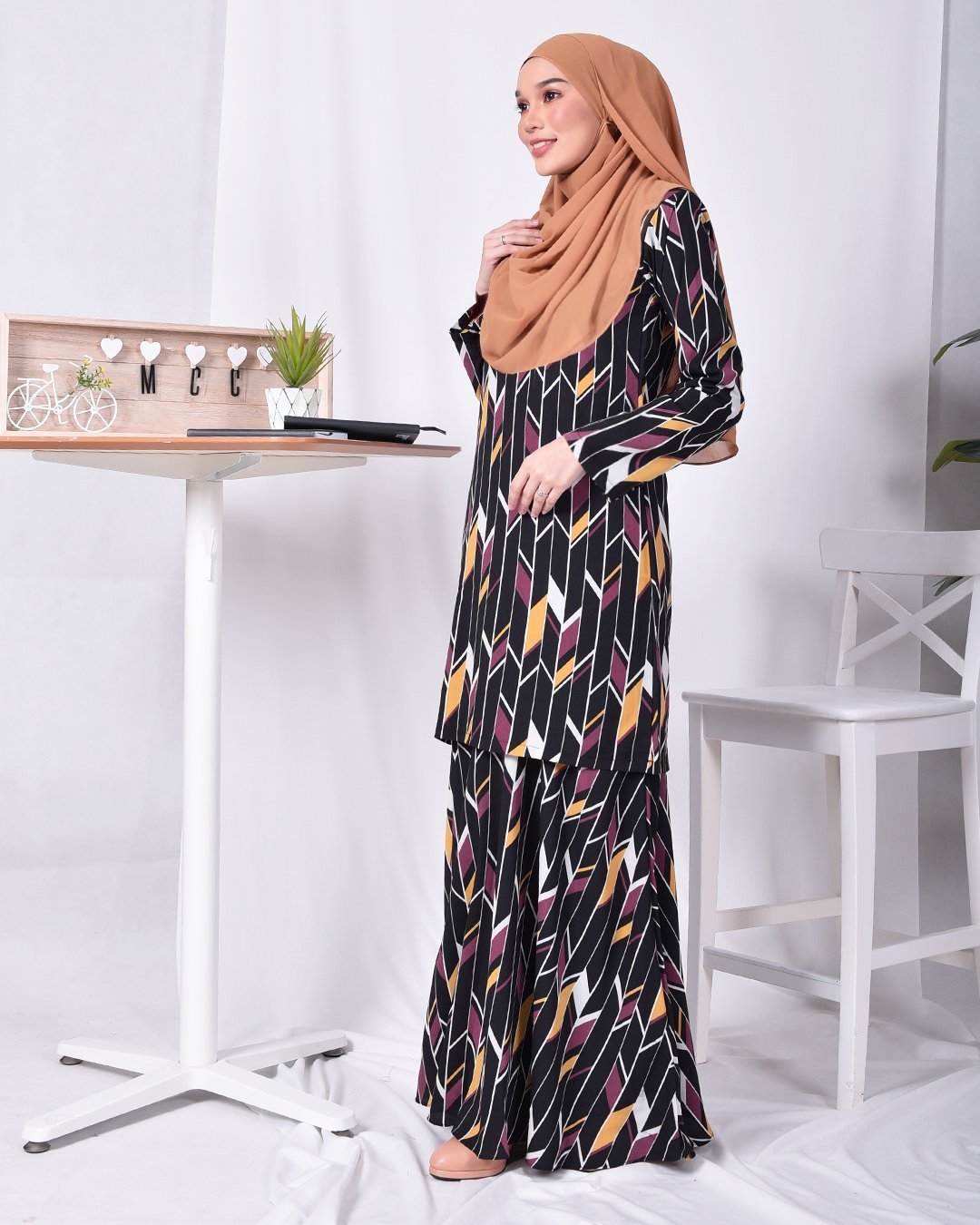 Baju Kurung Nicole - Mystery Black